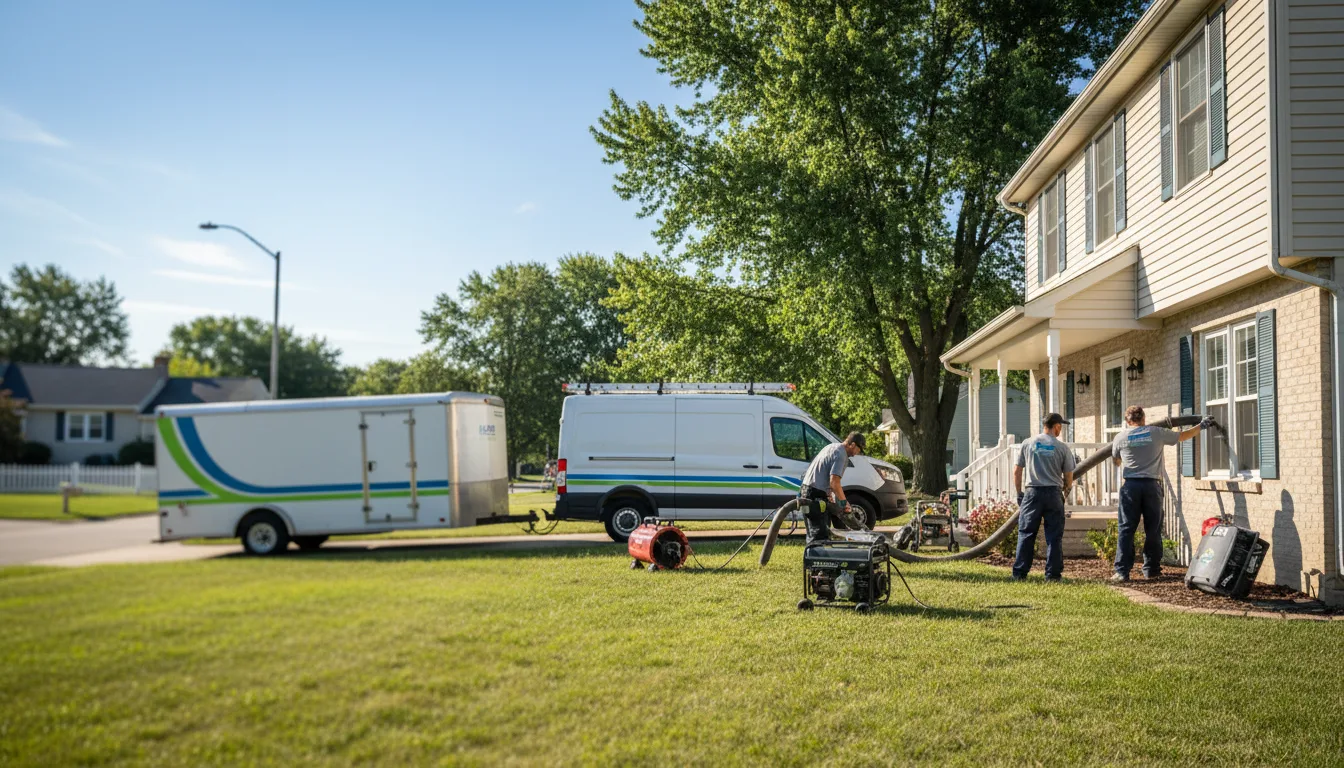 Flooded Basement Restoration And Cleanup With Repair in Dewar, IA near me